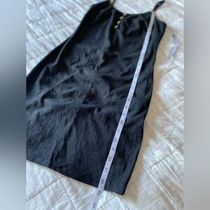 Black corduroy dress